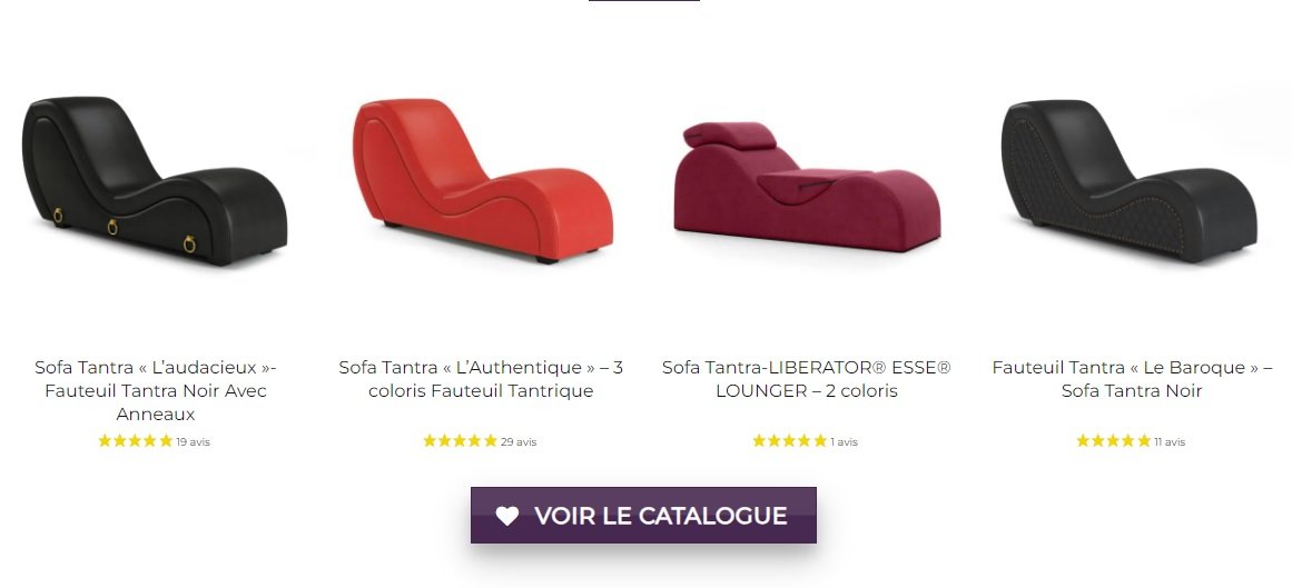 Sofa Tantra ergonomique — détente totale