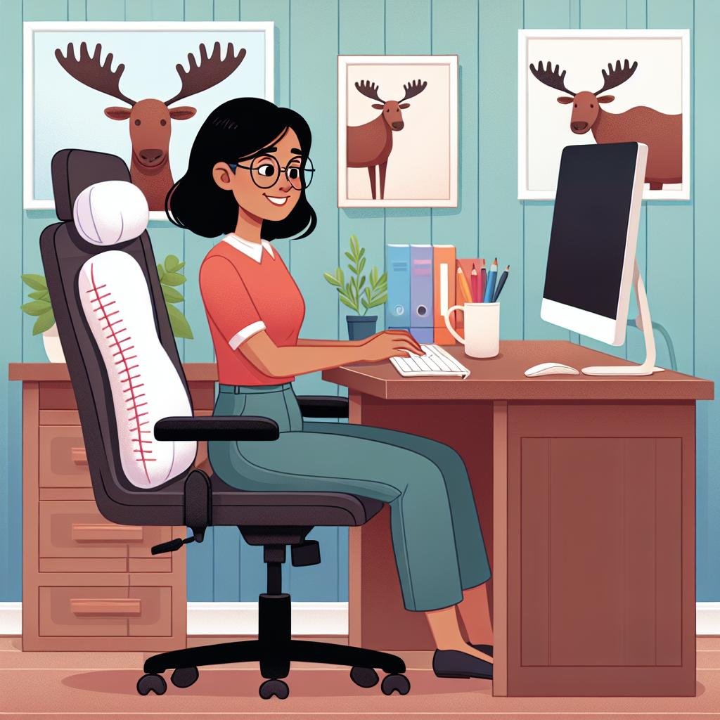 Pourquoi un Coussin Lombaire de Bureau Est Essentiel pour Votre Confort et Productivité