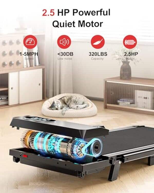 Découvrez le test approfondi du tapis de course électrique pliant 2 en 1 2.5HP : alliez performance et gain de place pour vos entraînements à domicile