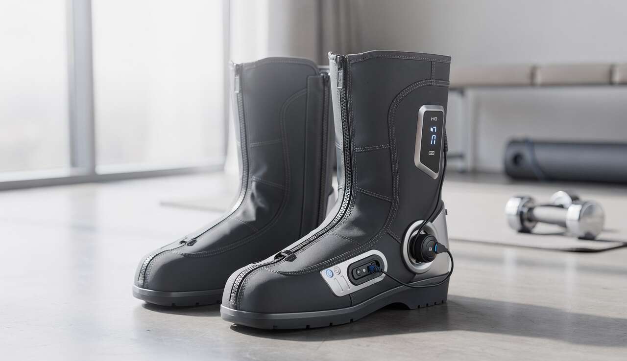 Bottes de pressoth&eacute;rapie pour la r&eacute;cup&eacute;ration sportive