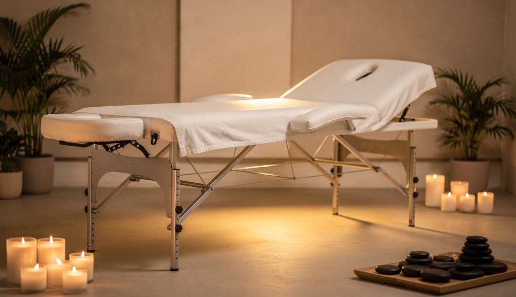 Table de massage pliante chauffante : confort et innovation