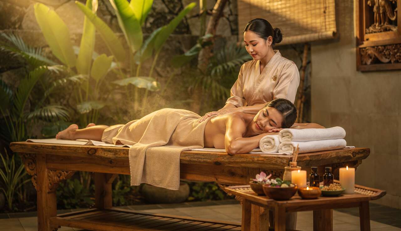 D&eacute;roulement d'une s&eacute;ance de massage balinais