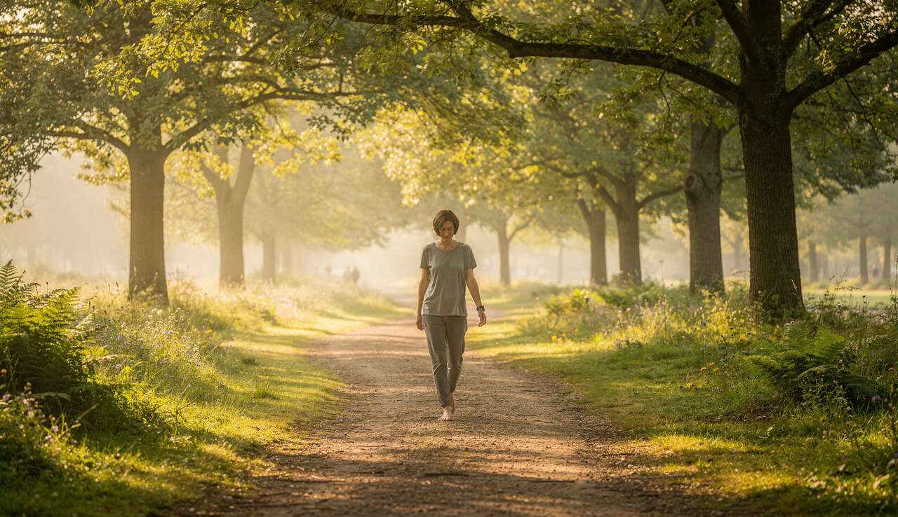 La marche consciente pour une d&eacute;tente instantan&eacute;e