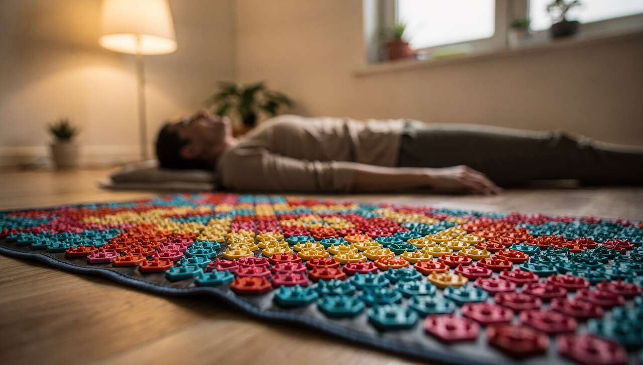 Les diff&eacute;rents types de tapis de massage acupression