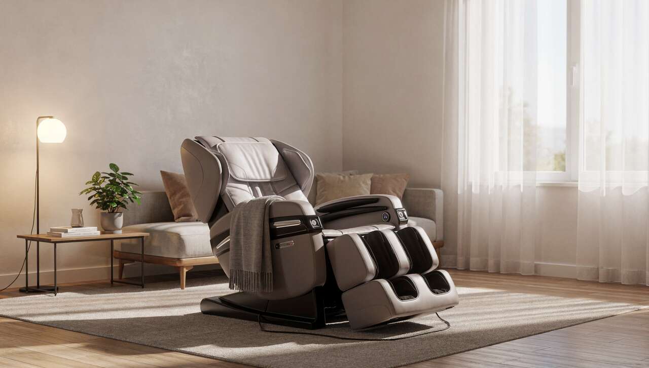 Bien-être et santé avec un fauteuil massant