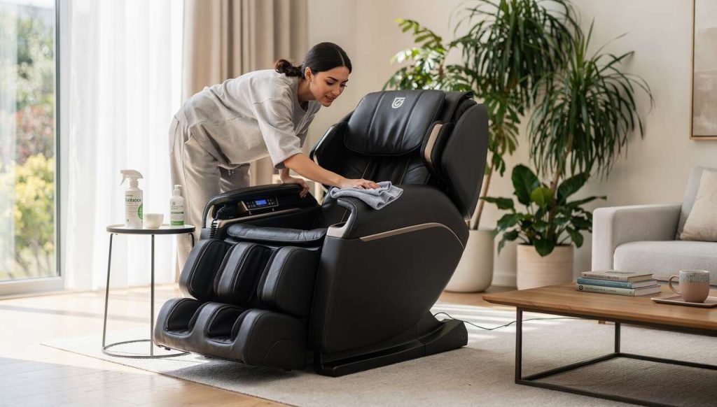 Comment nettoyer un fauteuil massant ?