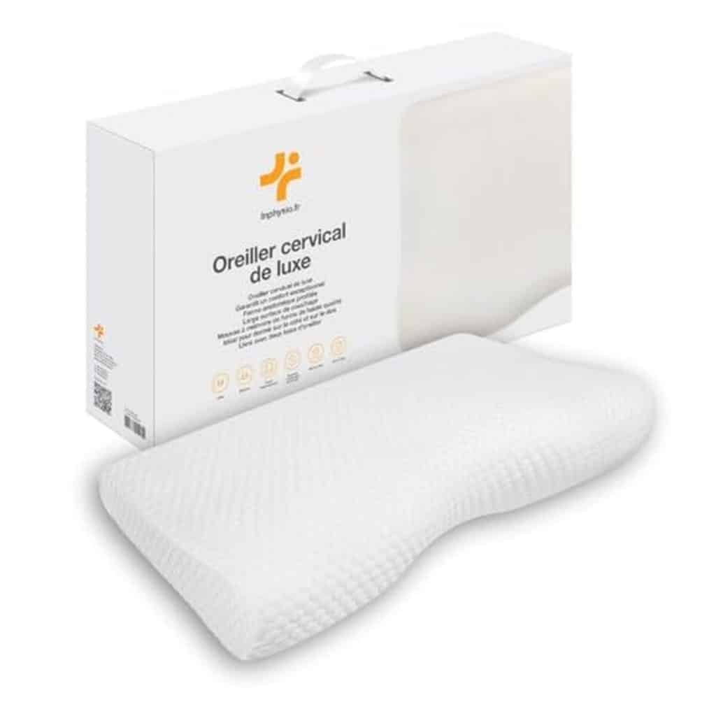 Test de l'oreiller ergonomique Inphysio® pour cervicales douloureuses