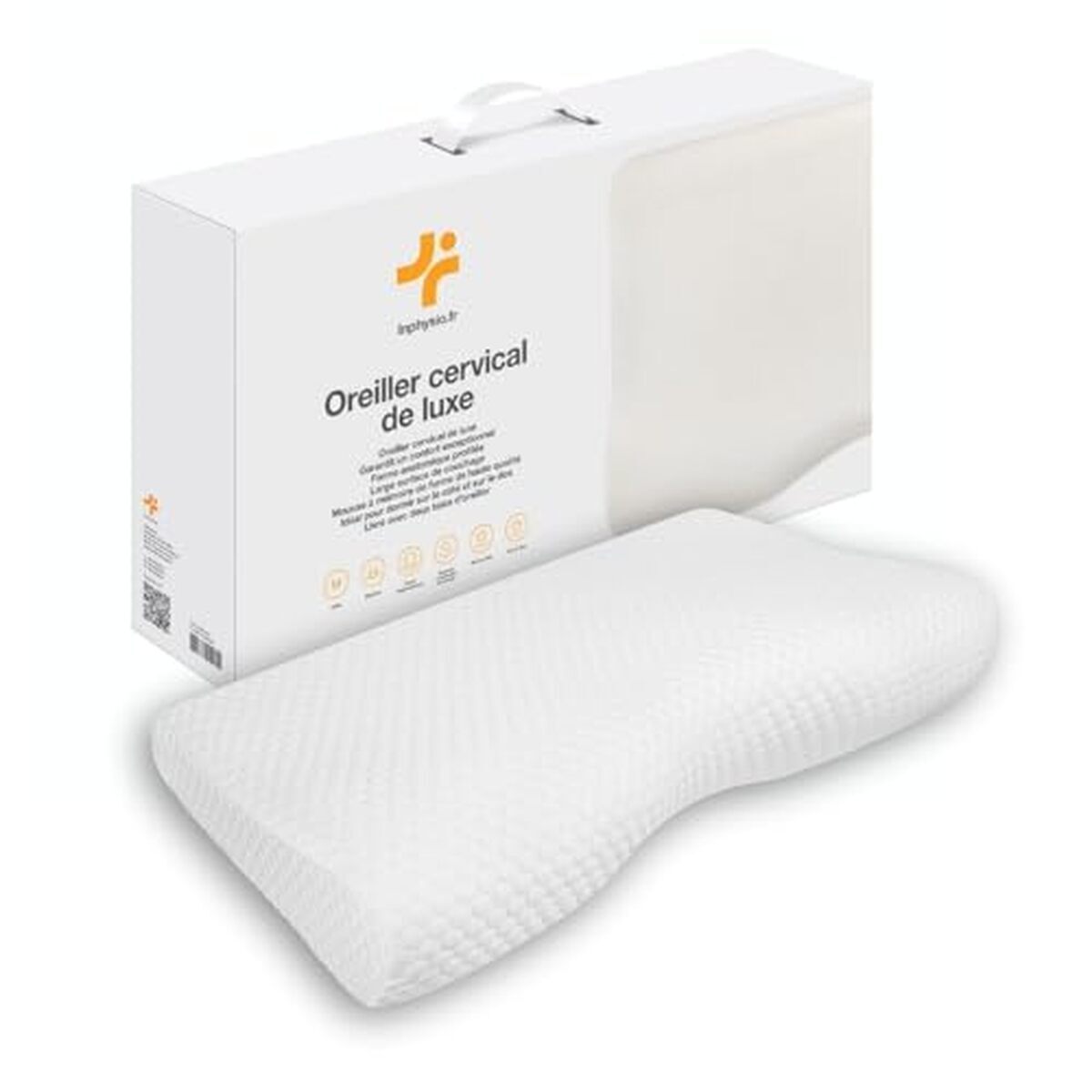 Test de l'oreiller ergonomique Inphysio® pour cervicales douloureuses