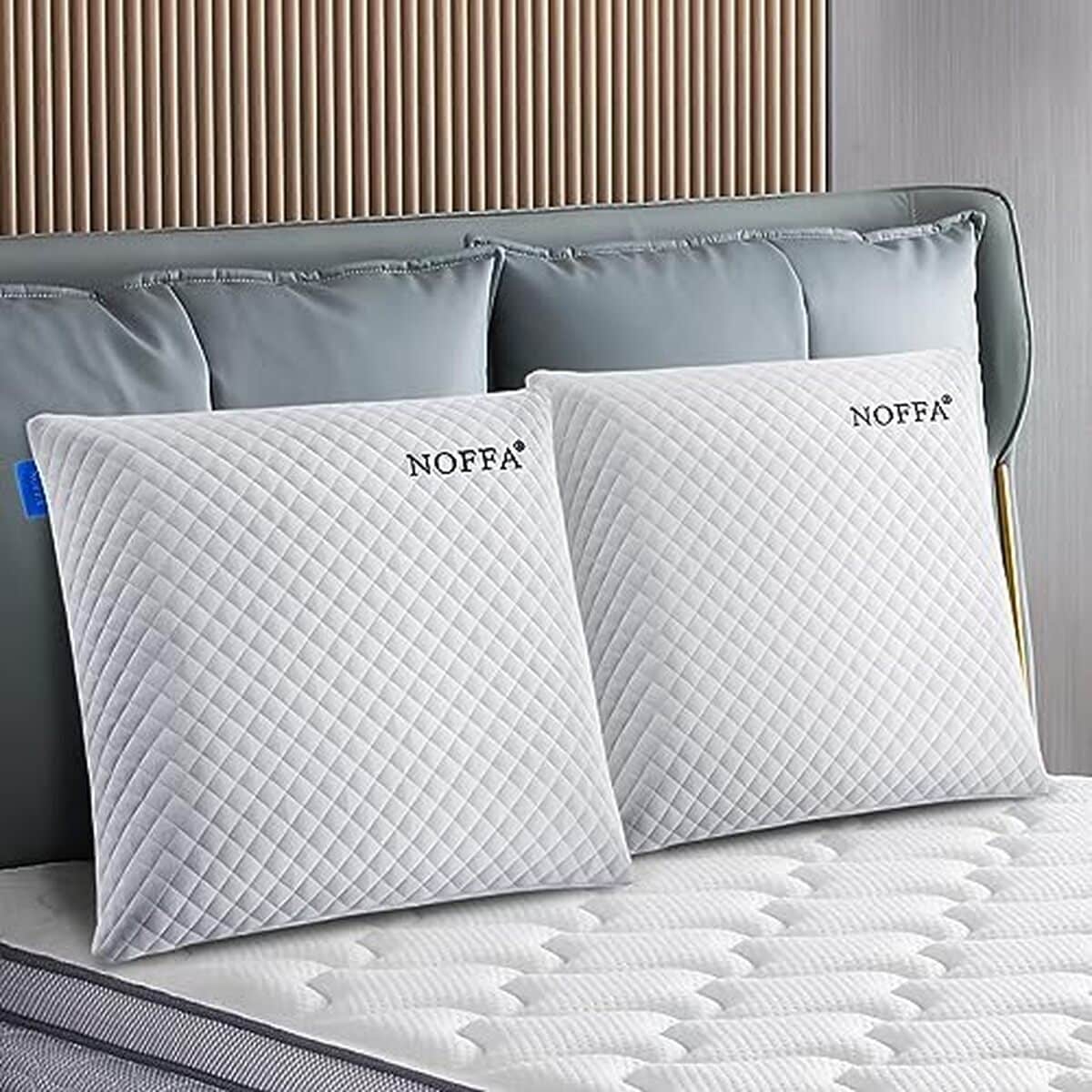 Test des oreillers à mémoire Noffa : confort cervical et taille XXL