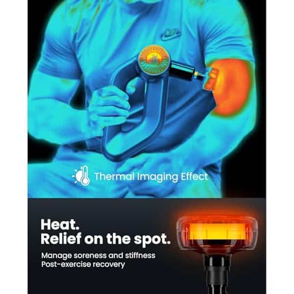 Découvrez le pistolet de massage Bob and Brad d6 pro plus en détail : analyse des fonctionnalités, performance de massage profond et avantage de la chaleur pour une relaxation optimale