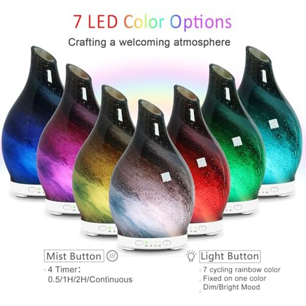 Découvrez notre retour détaillé sur le diffuseur ultrasons en verre de 120 ml, ses fonctionnalités uniques et les bienfaits de ses 7 couleurs pour un intérieur apaisant et stylé.