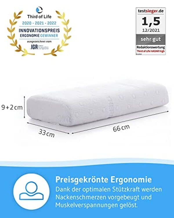 Découvrez notre test complet de l'oreiller Hadar : confort ergonomique et mémoire de forme pour des nuits paisibles