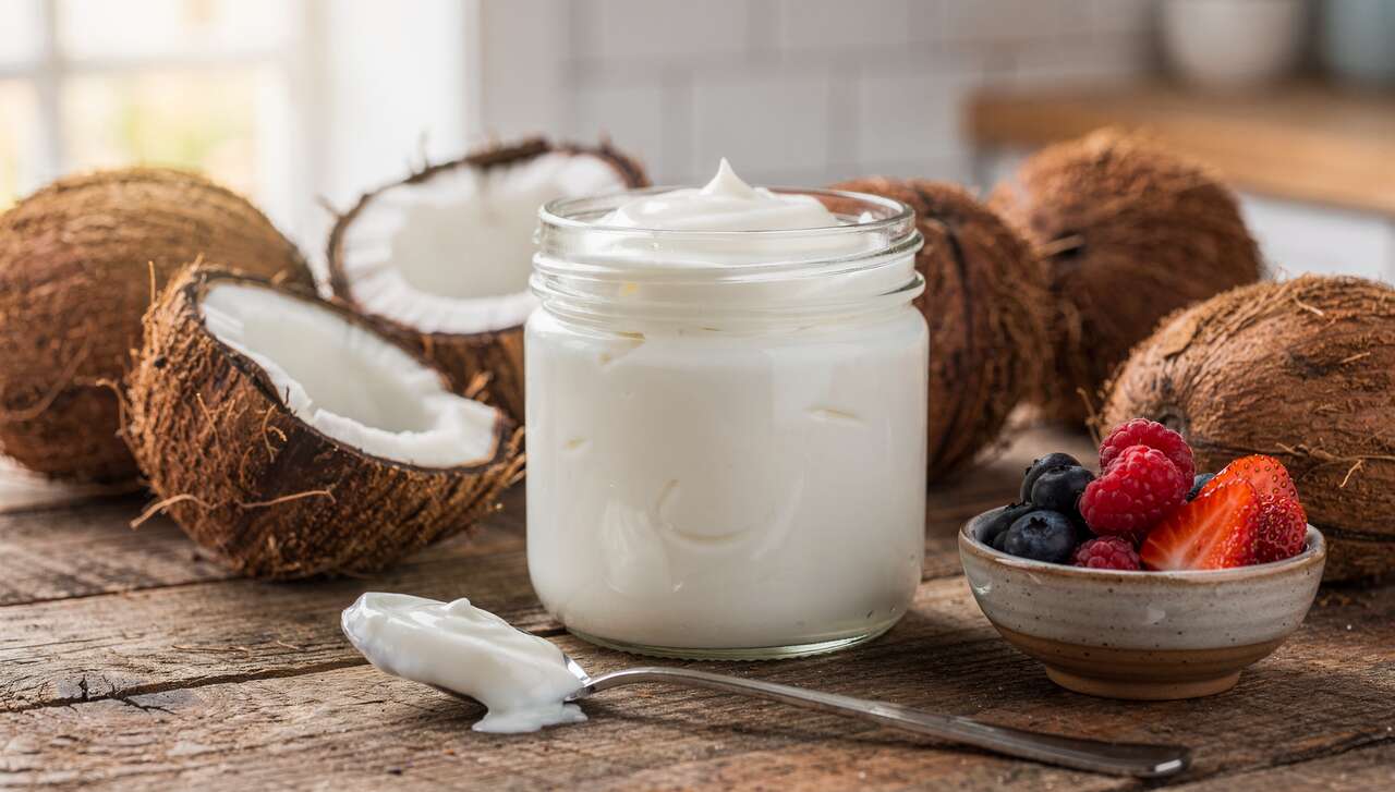 Recette maison du yaourt m&eacute;gabiotik coco