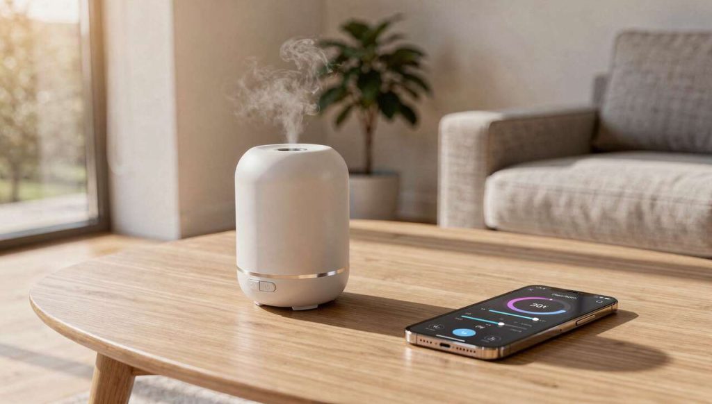 Test du diffuseur Bluetooth Scentify V2 : contrôle via appli