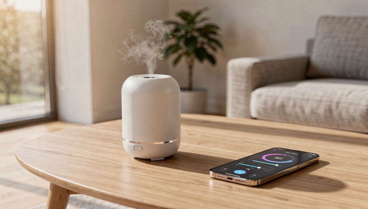 Test du diffuseur Bluetooth Scentify V2 : contrôle via appli