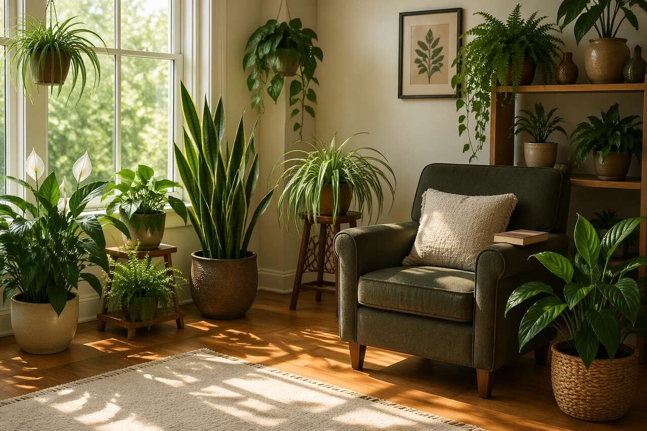 Plantes d'int&eacute;rieur : alli&eacute;es de l'air pur et du bien-&ecirc;tre