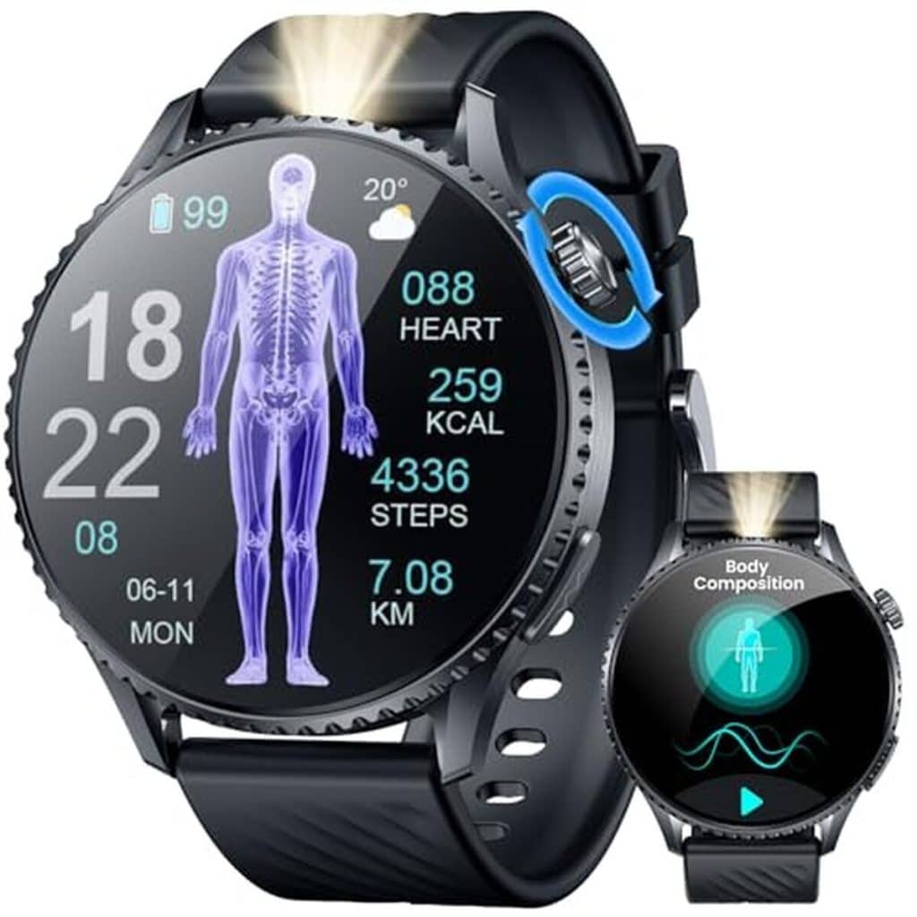 Test de la montre connectée idomars : l'ECG Smartwatch AMOLED pour homme