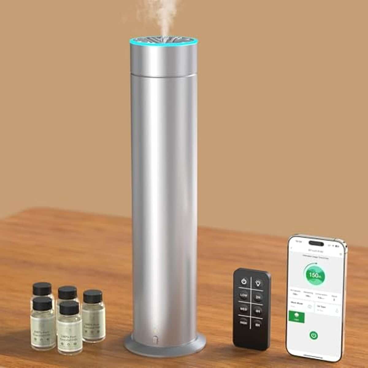 Test du diffuseur huiles essentielles 150ml avec télécommande et app intelligente