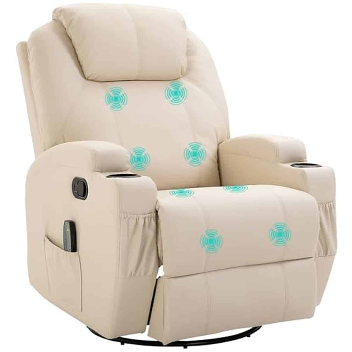 Test du fauteuil de massage HOMCOM inclinable et pivotant 360°