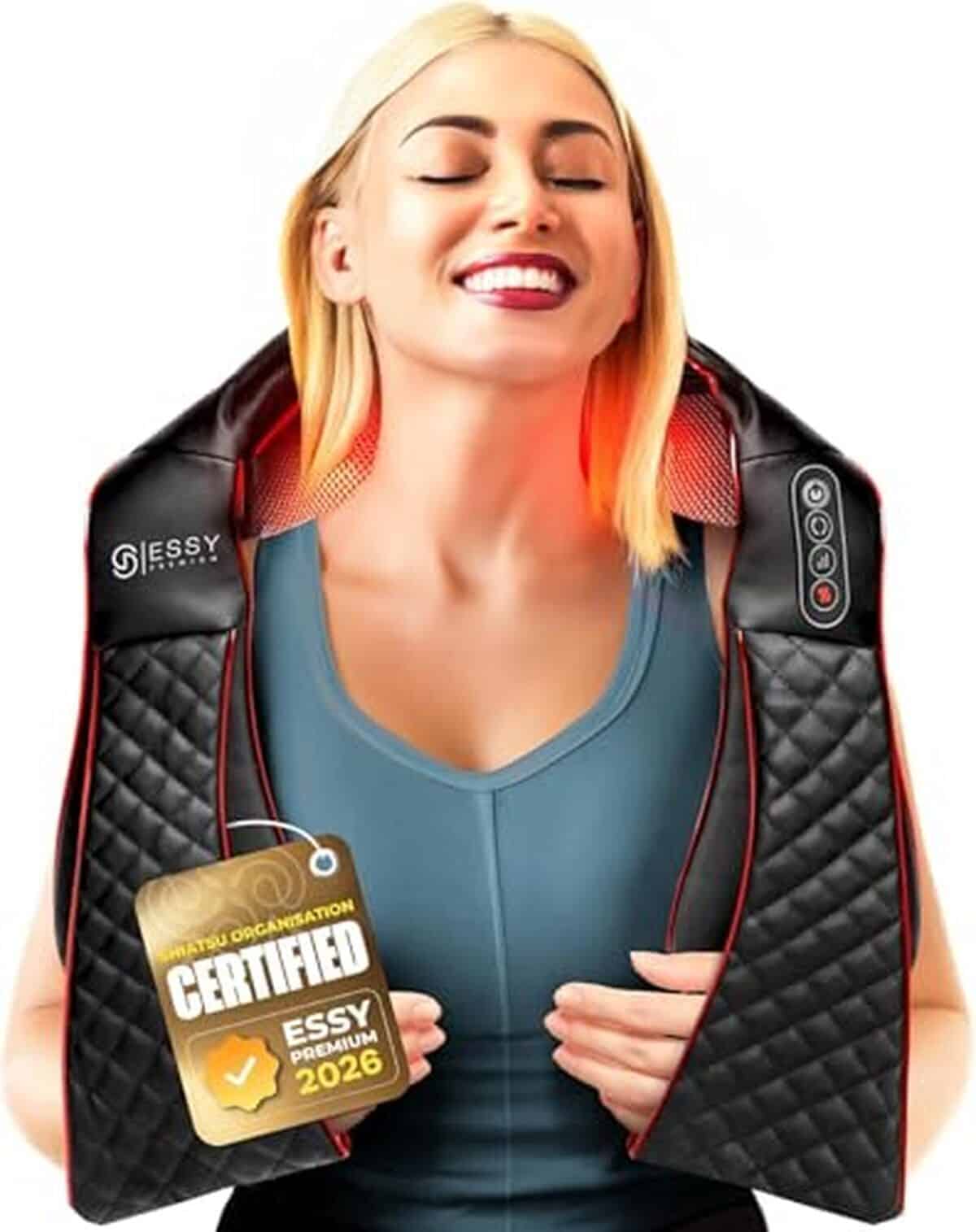 Test du masseur cervical chauffant Essy