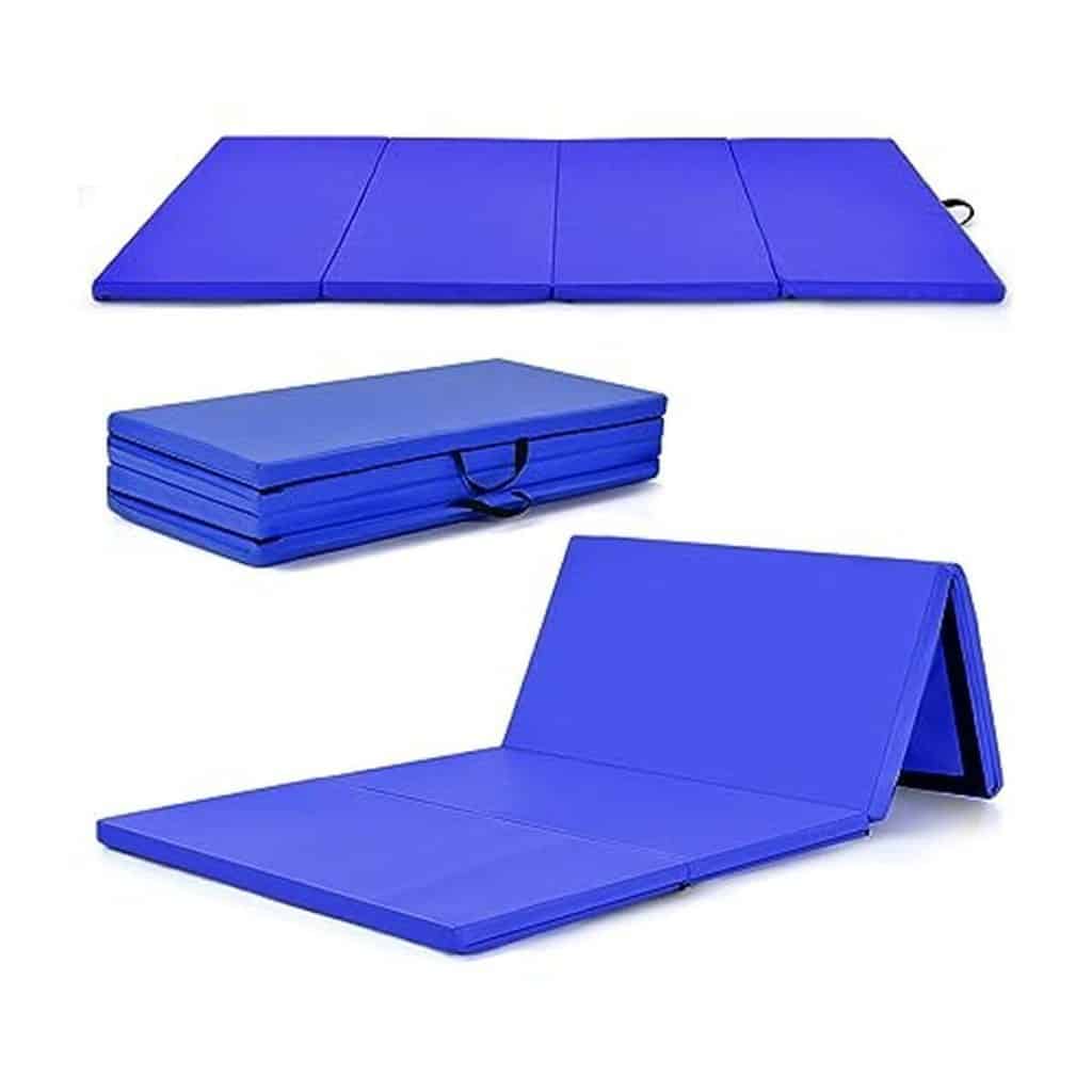 Test : tapis de gym pliable Goplus 240x118x5 cm