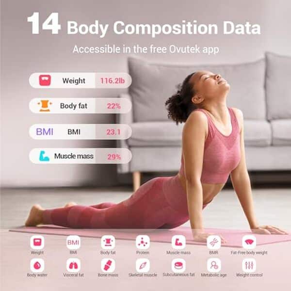 Découvrez notre test complet de la balance connectée Ovutek et explorez ses 14 fonctionnalités pour une analyse précise de votre corps.