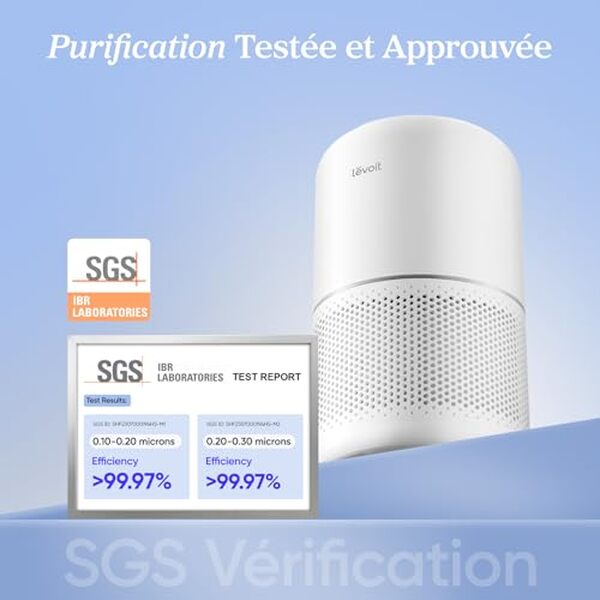 Découvrez notre test du purificateur d'air Levoit Core 300 : analyse de son efficacité, de son silence et avis sur ses performances pour un air plus pur chez vous