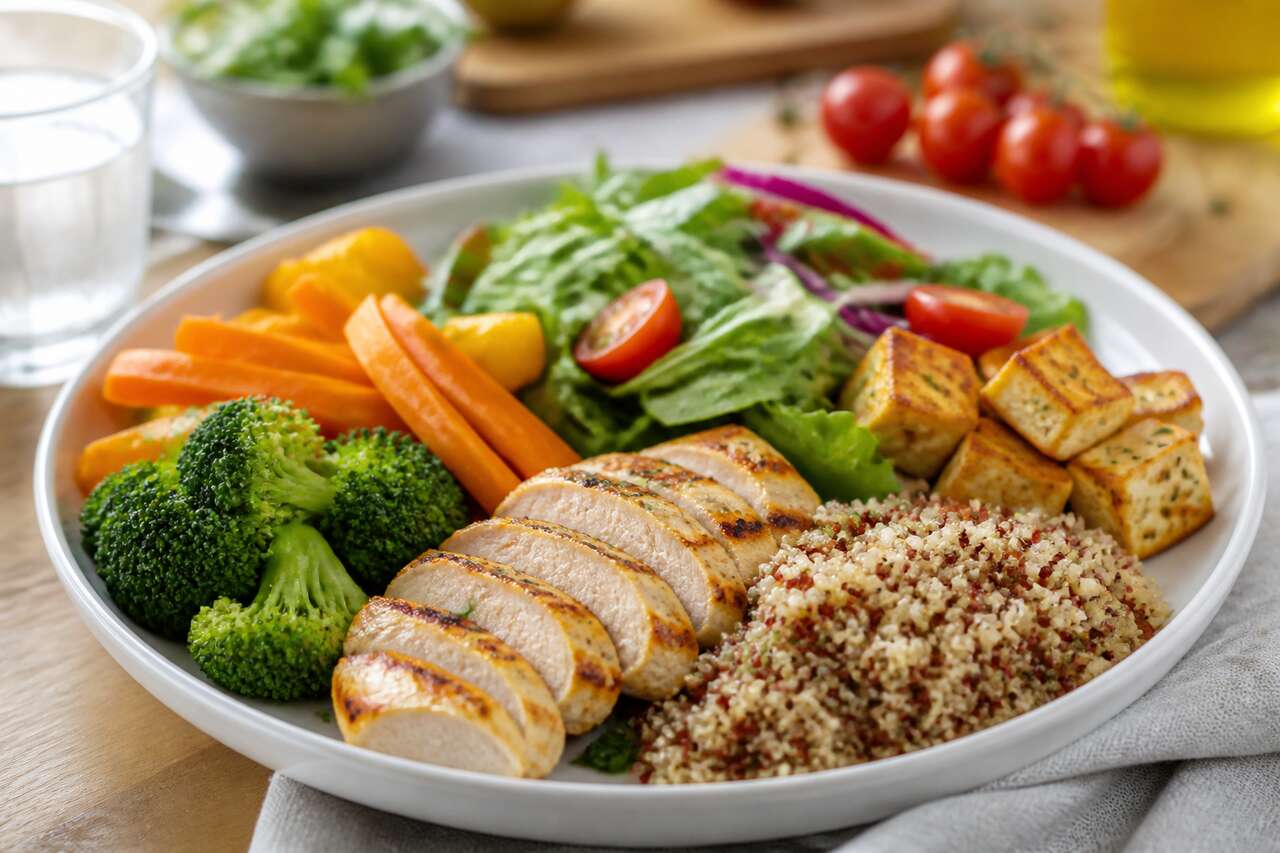 Composer son assiette pour une perte de poids durable