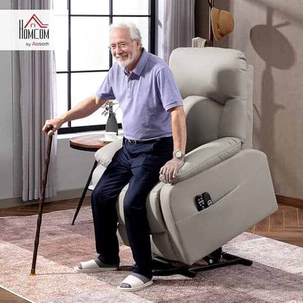 Découvrez notre test complet du fauteuil releveur HOMCOM avec ses fonctionnalités de confort et massage électriques pour un bien-être total à domicile.
