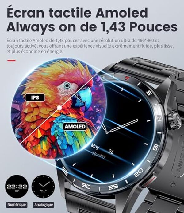 Découvrez notre test complet de la montre connectée homme fitflex avec bluetooth et écran amoled. Analyse des fonctionnalités, du design et de la performance pour vous aider à faire le meilleur choix.