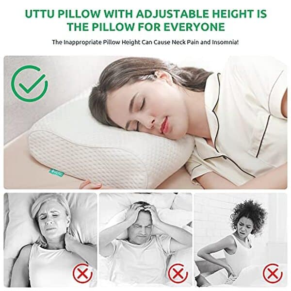 Découvrez notre test de l'oreiller cervical UTTU en mousse mémoire et apprenez comment il peut soulager vos nuits pour un confort optimal et des réveils sans douleur.