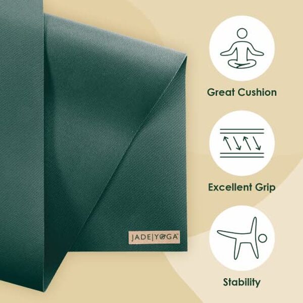 Découvrez notre test complet du tapis JadeYoga Harmony : un allié de choix pour vos séances de yoga grâce à son confort exceptionnel et sa durabilité inégalée.