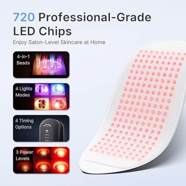 Découvrez notre test détaillé du masque LED Hello Face Photon 720 avec 4 puces : efficacité, prix et résultats réels pour votre peau.