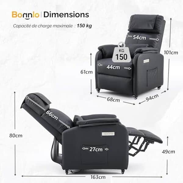 Découvrez notre test complet du fauteuil massant Bonnlo : relaxation optimale, massage réglable et confort premium pour votre bien-être quotidien. 