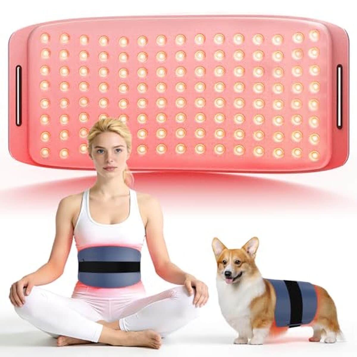 Test de la ceinture de lumière rouge infrarouge Hello Face : soulagement des douleurs et récupération