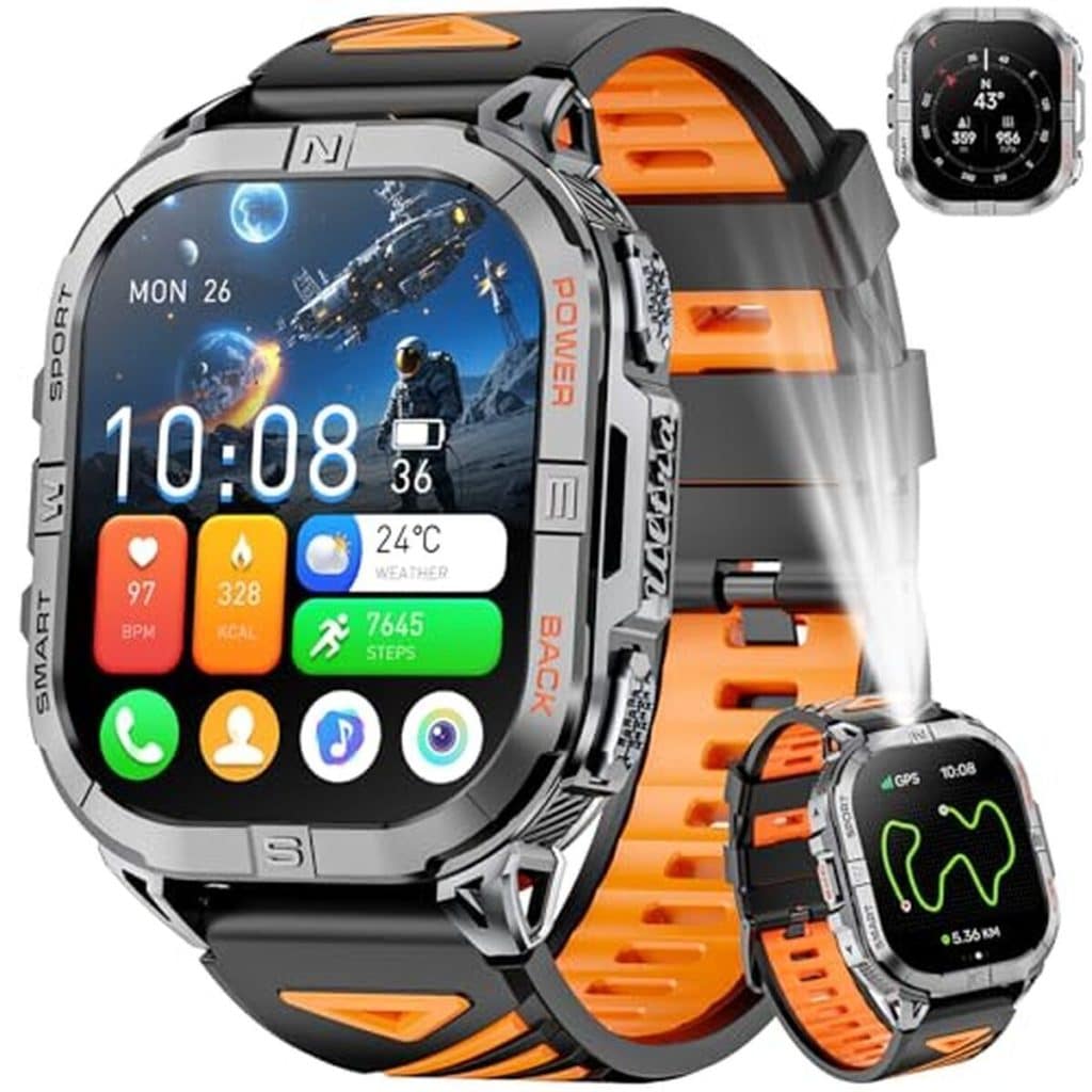 Test de la montre connectée militaire GPS Joautrial : écran AMOLED et fonctionnalités avancées