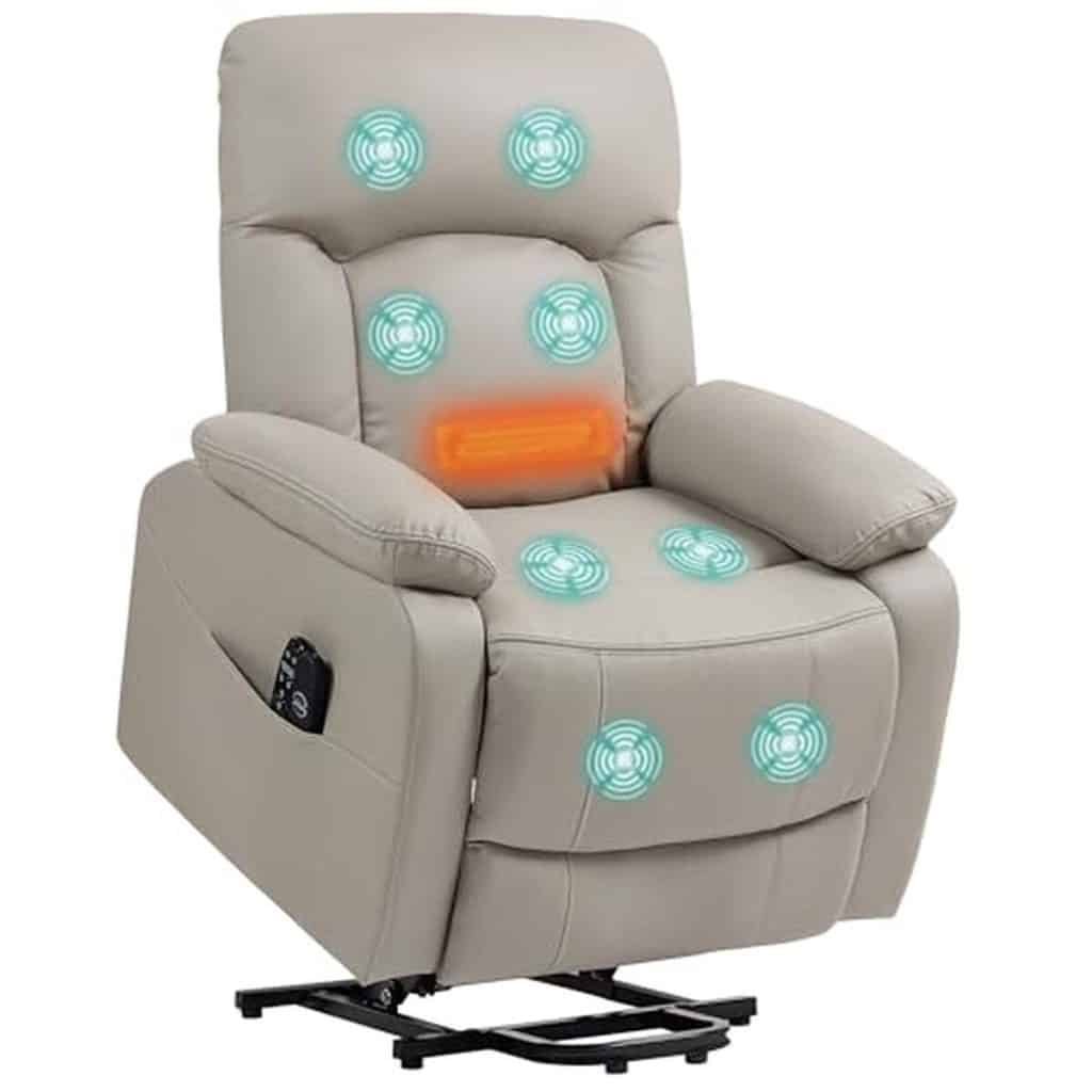 Test du fauteuil releveur HOMCOM : confort et massage électriques