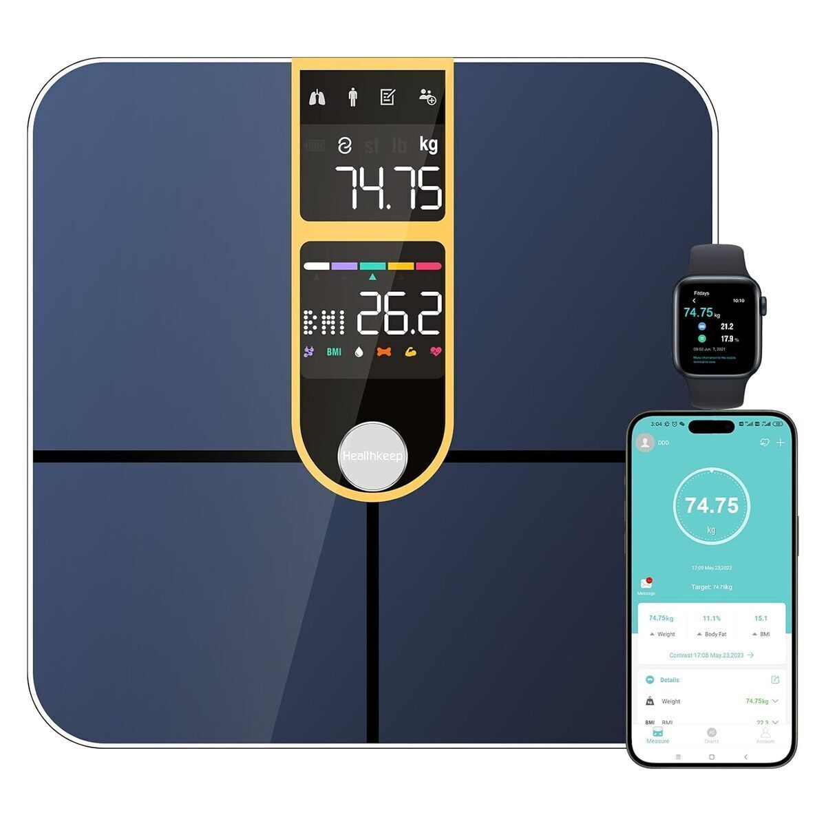 Test du pèse-personne connecté Healthkeep : innovation et précision