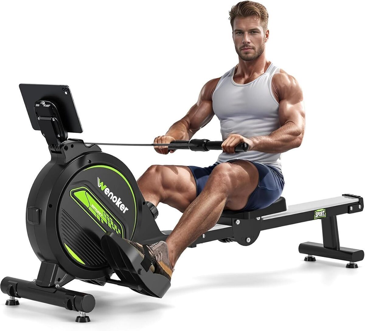 Test du rameur magnétique pliable Wenoker : puissance et confort à domicile