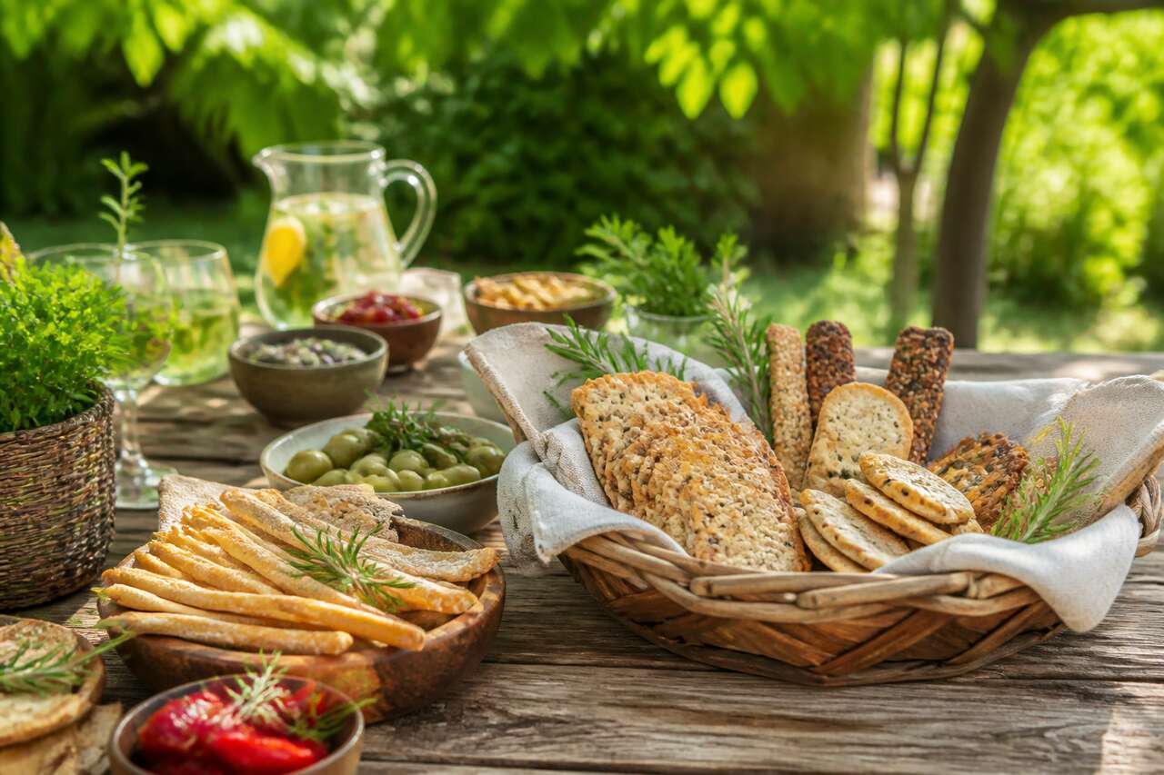Crackers et gressins maison : une touche croquante