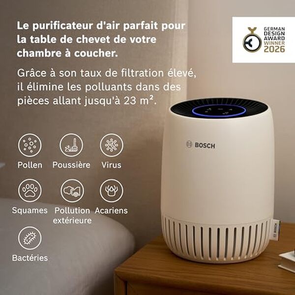 Découvrez le purificateur d'air Bosch Air 1000 : un appareil silencieux et performant pour purifier votre intérieur. Avis complet, caractéristiques et prix. 