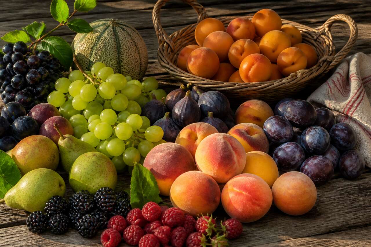 Fruits d&rsquo;ao&ucirc;t : la s&eacute;lection et leurs atouts bien-&ecirc;tre