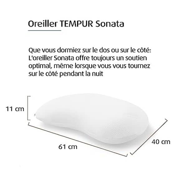 Découvrez notre avis détaillé sur l'oreiller ergonomique TEMPUR Sonata : confort, qualité et efficacité pour un sommeil réparateur.