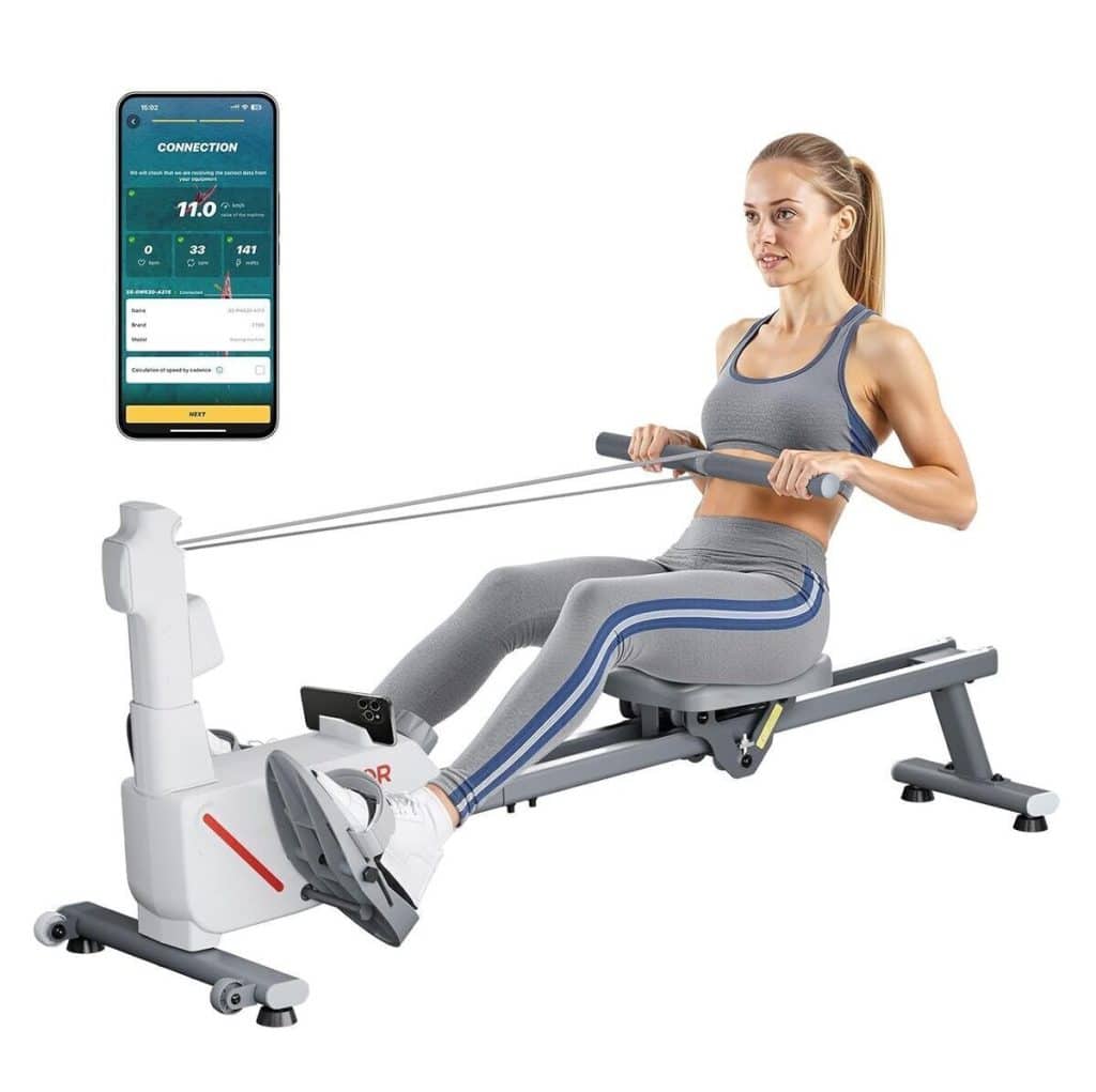Test du VEVOR rameur magnétique : puissance réglable et design pliable