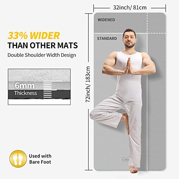 Découvrez notre test complet du tapis de yoga extra large Cambivo : adhérence exceptionnelle, confort optimal et durabilité pour votre pratique quotidienne du yoga.