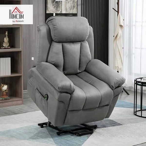 Découvrez notre test complet du fauteuil releveur électrique HOMCOM gris : confort, fonctionnalités et avantages pour les seniors. Avis détaillé et conseils d'achat. 
