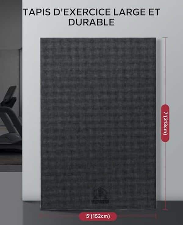Découvrez notre test complet du tapis d'exercice HAPBEAR extra large et antidérapant : performances, qualité et avantages pour vos séances de fitness. 