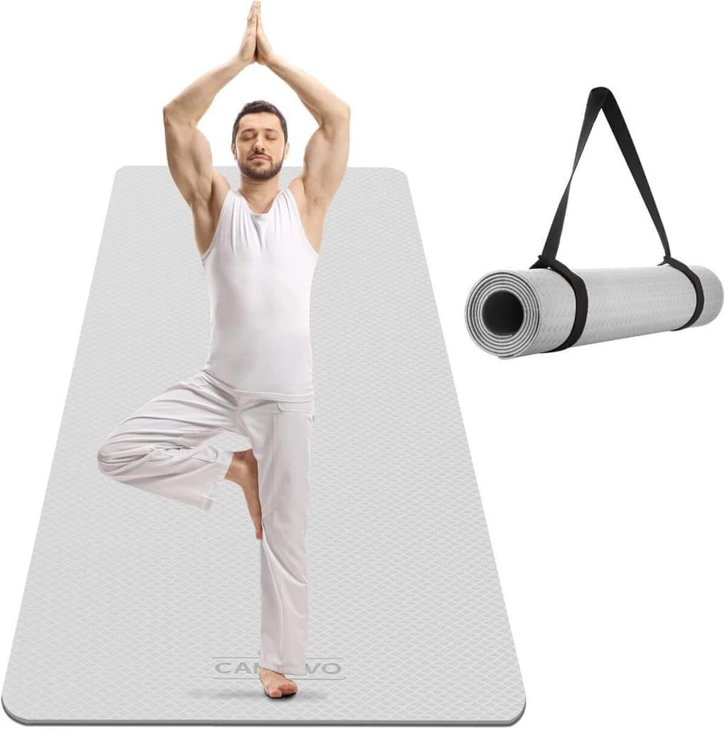 Test du tapis de yoga extra large Cambivo : adhérence et confort