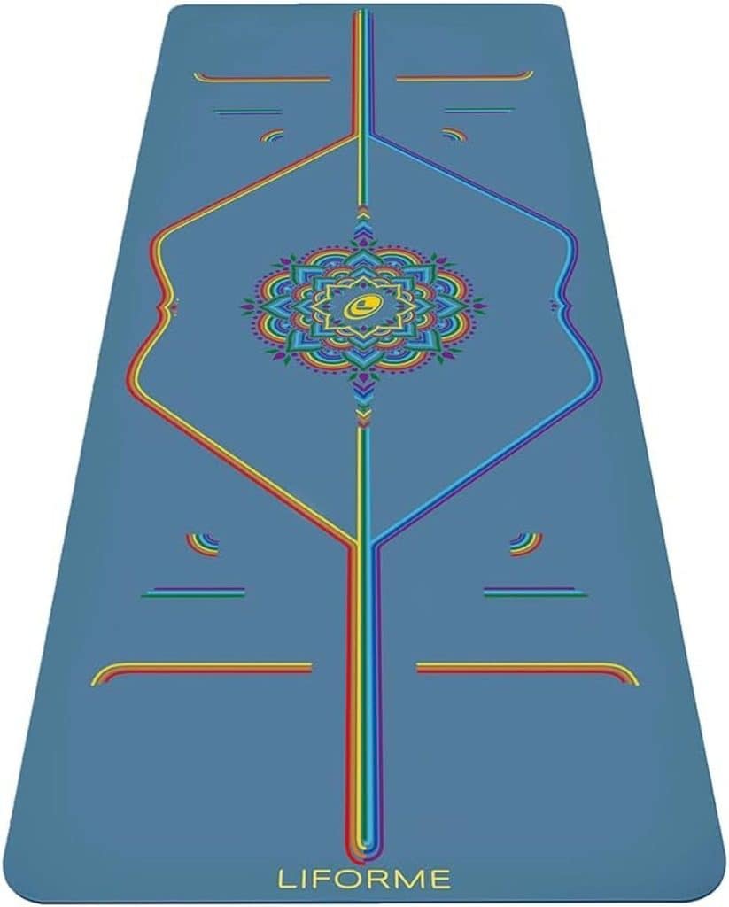 Test du tapis de yoga imprimé Liforme : adhérence guerrière et alignement breveté