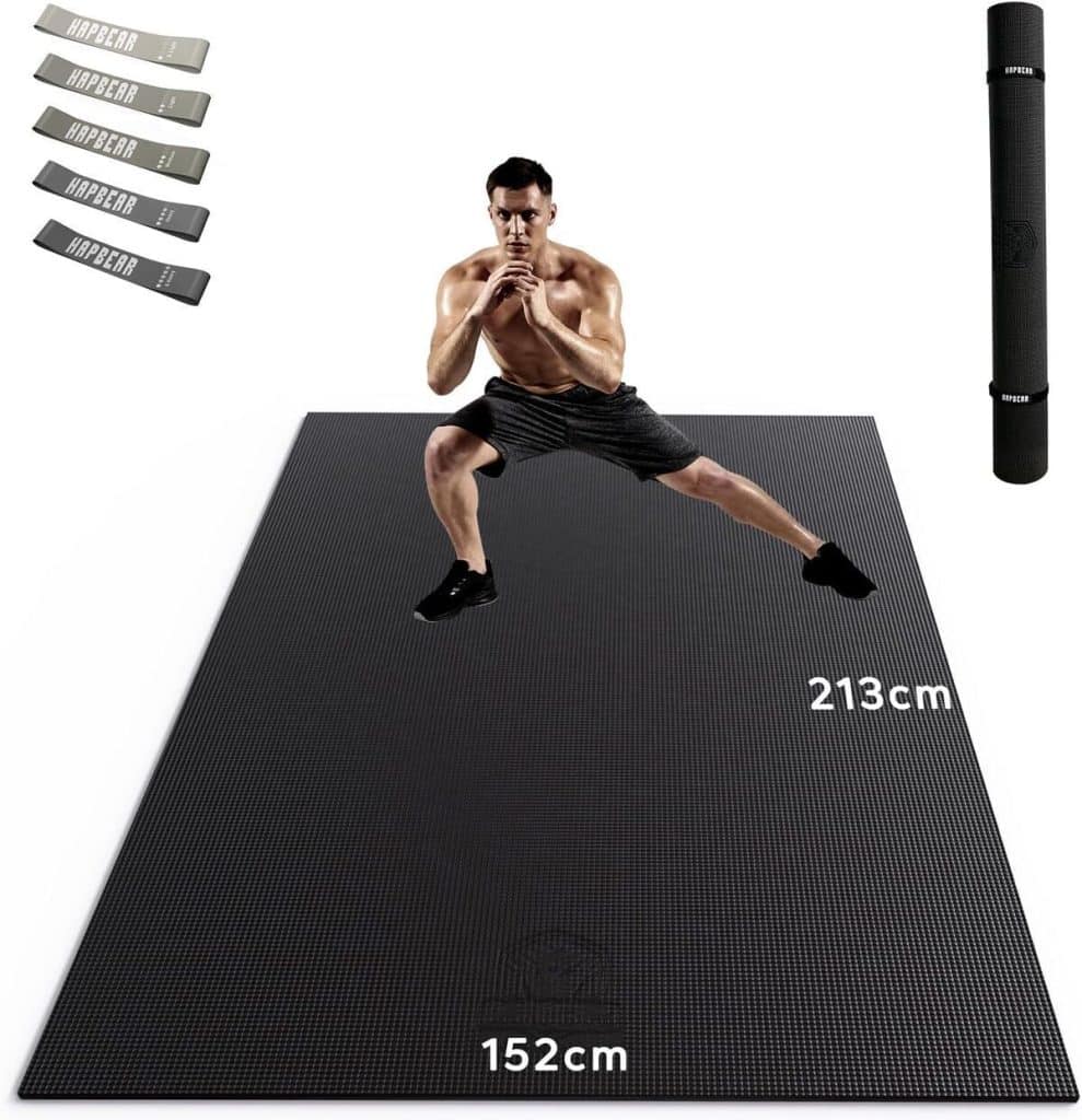 Test du tapis d'exercice HAPBEAR extra large et antidérapant